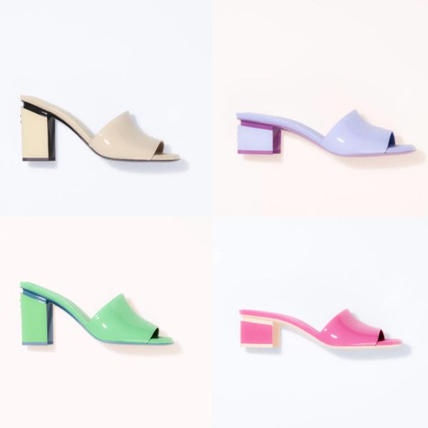 

sandals aaaaa+luxury women slippers men slides leather sandal womens hook & loop slipper casual shoes 35-41 with black box and dust bag 4dow