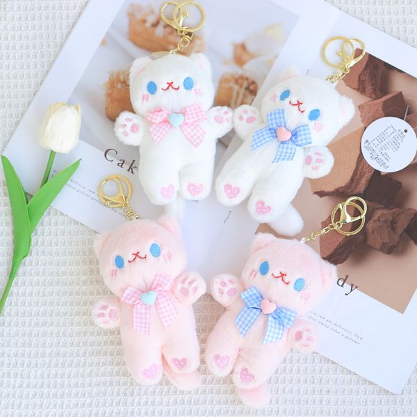 2022 Animali di peluche alla moda 15 cm Simpatici ornamenti appesi a borsa per bambole gatto in piedi come regalo per ragazza