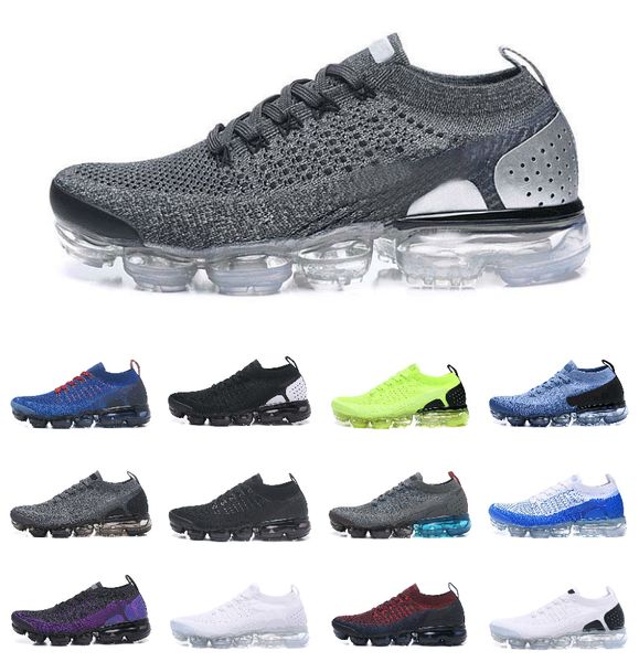

classic fashion 2022 vapores fly 2.0 knit 3.0 casual running shoes triple black designer men women sneakers white sail oreo cushion sport tr