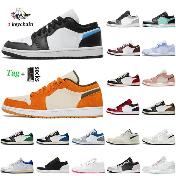 

big size women mens1 low og basketball shoes jumpman 1s black university blue ceramic lows sneakers fragment cactus jack unc gold royal toe