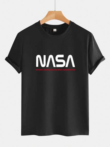 

extended sizes men letter graphic tee u2sq#, White;black