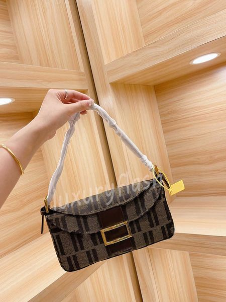 

designers women baguette bags luxurys shoulder bag retro fashion item 2022 underarm tote purse crossbody vintage brown classic
