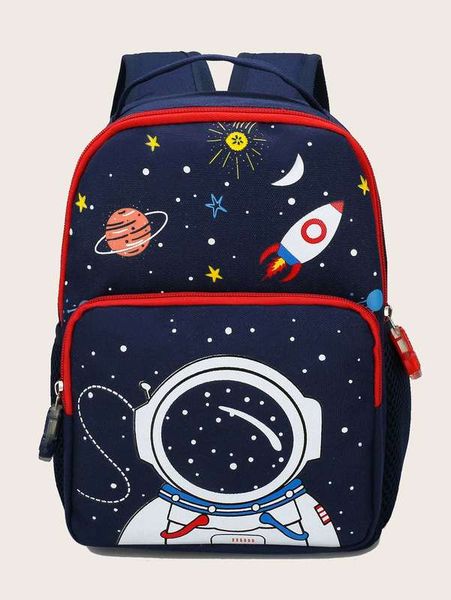 

kids astronaut & planet print backpack she