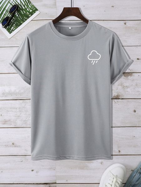 

men clouds print tee c7yi#, White;black