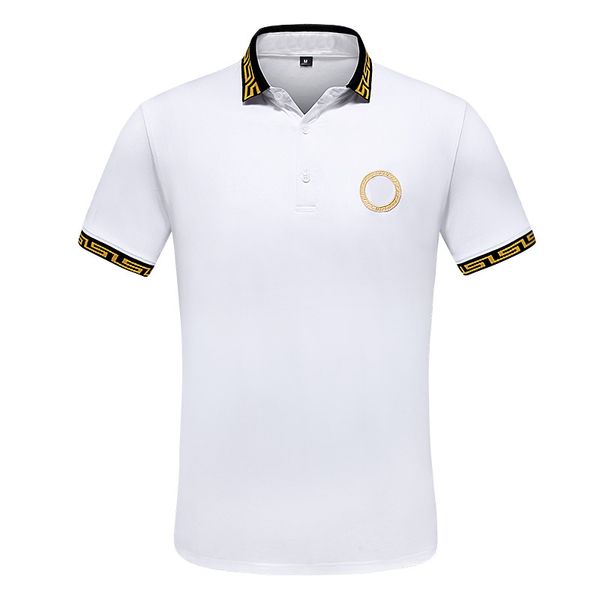 

2022 Luxurys Designers designer stripe polo t shirts snake polos bee floral mens High street fashion horse polo luxury 100%cotton T-shirt