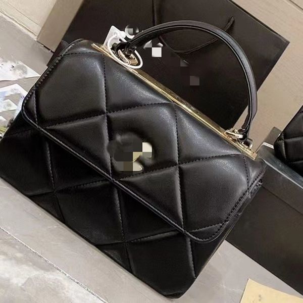 

ladies designer new gold bar lingge fashion versatile texture chain one shoulder messenger bag handbag three-in-one white collar