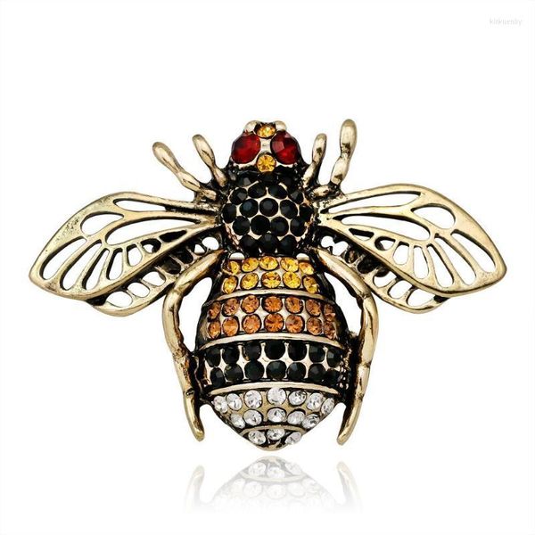 Pins Broschen Kristall Brosche für Frauen Mode Butterfly Bee Schmuck Hochzeitsfeier Geschenk Kirk22