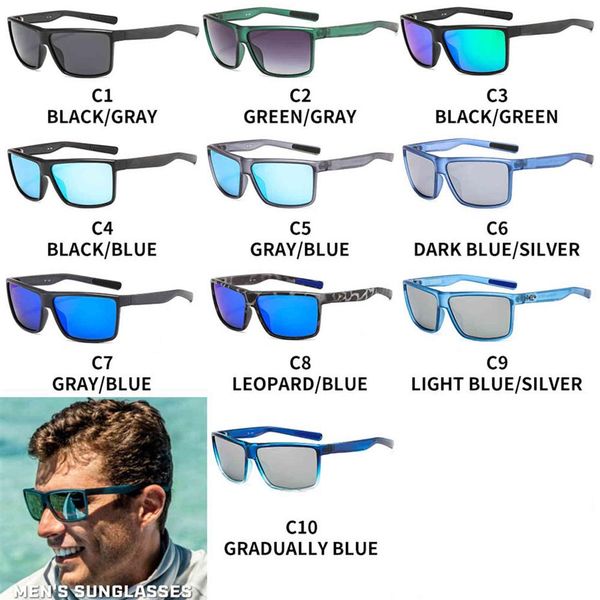 

men's half moon rectangular sun polarized sea fishing surfing rincon 100% uv400 protection eyewear255e, White;black