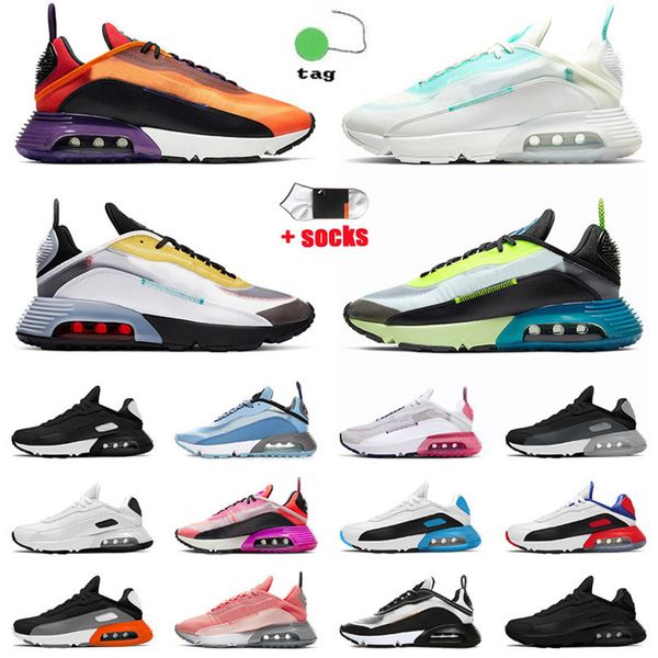 

2090 running shoes mens women mesh breathable cushion sneakers pure platinum yellow bleached aqua black white oreo maxs 2090s of woje