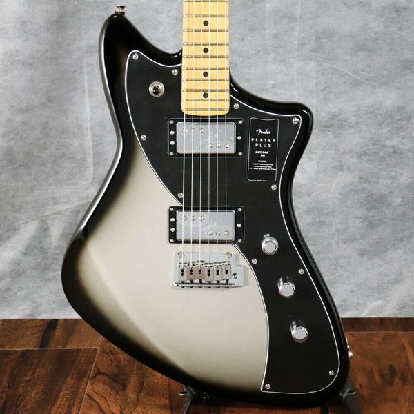 

player plus meteora hh maple fingerboard silverburst electric guitar