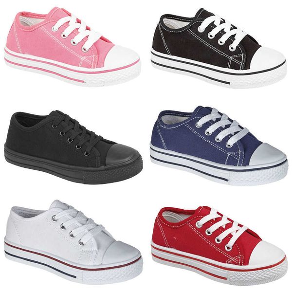 

22 designer kid shoes parent-child low-canvas shoes boys black and white cloth-shoes girls students flat casual sneaker baby shoe size 25-35, Black;red