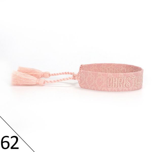 

woven designers friendship bracelets luxury brand d adjustable for womens mens vintage braided bracelet fashion embroidery tassel bangles je, Golden;silver