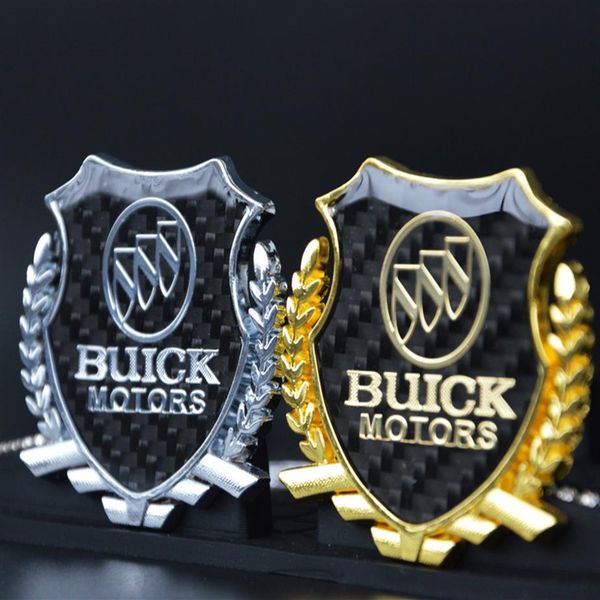 

2pcs refinement 3d logo emblem badge graphics decal car sticker for buick302j
