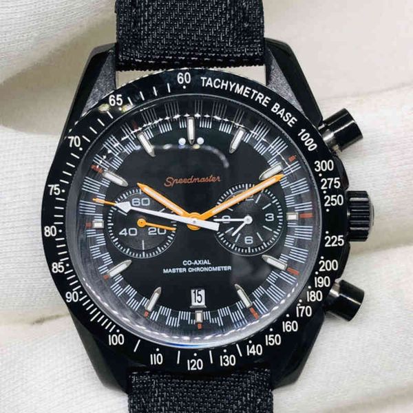 

luxury omeg watch for men 007 same mechanical watches seamaster series black ceramics rubber strap 3d7c, Slivery;golden