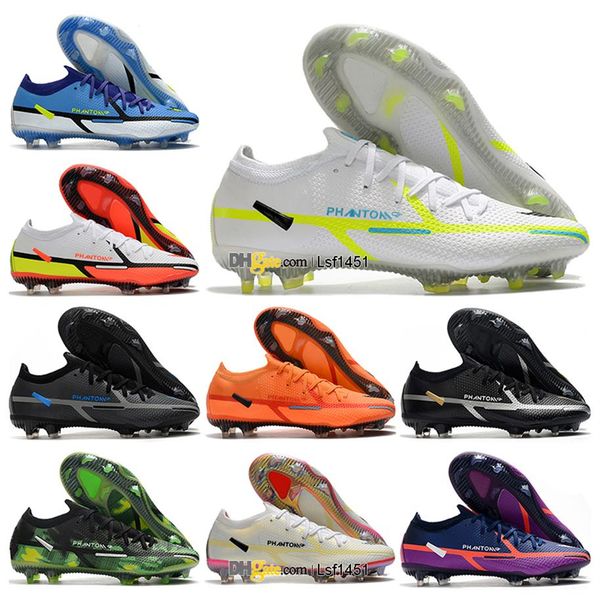 

gift bag mens high football boots phantom gt2 elite fg firm ground cleats shadow phantom gt ii 2 neymar acc soccer shoes outd241q, Black