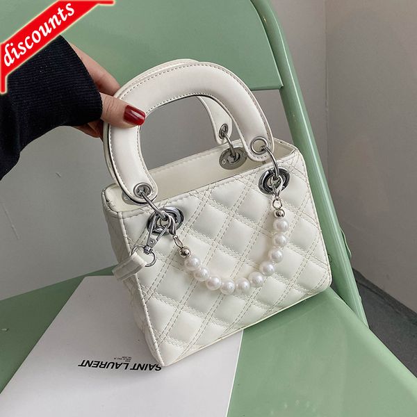 

fashion brand trendy ladies bags direct sale 2022 new pearl handbag single shoulder messenger princess
