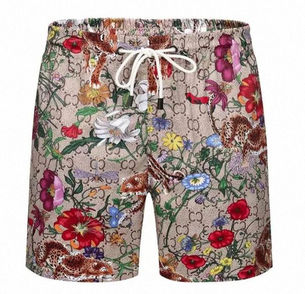 

summer mens shorts designer for men swim short quick drying printing swimwear swimming board beach pants casual man gym boxer shorts asian s, White;black
