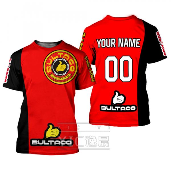 

kaos nama kustom 3d kaos sepeda motor buttaco musim panas kaos merek fashion pria cetak lengan pendek kasual ukuran besar 220613, White;black