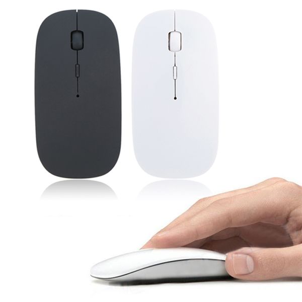 Mouse senza fili 1600 DPI Mouse per computer senza fili ottico USB Ricevitore 2.4G Ultrasottile per PC portatili