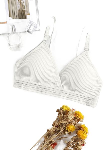 

plain wireless bra j2od#, Black;red