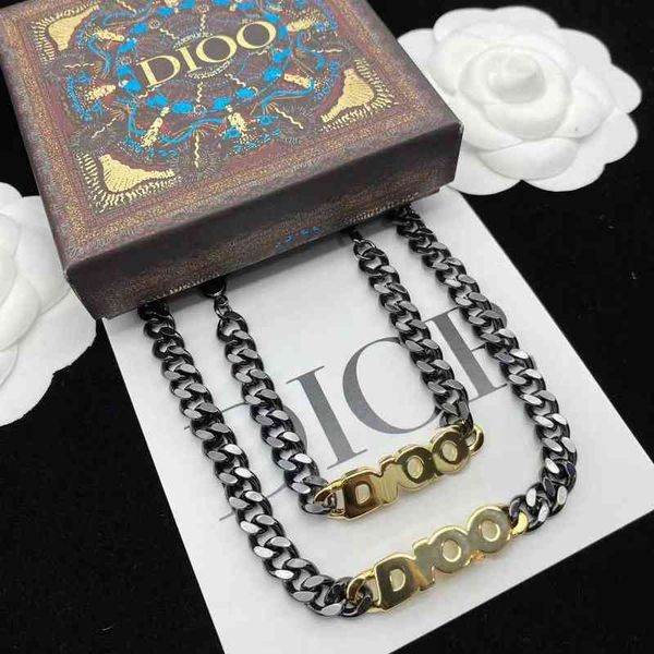 

new letter necklace women's fashion personality trend versatile high-quality classic bracelet, Silver