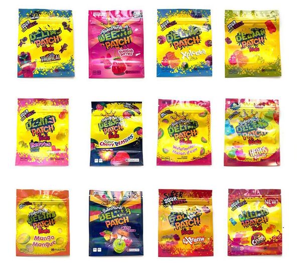 

edible mylar packaging bags randoms fruit gums pick mix jelly lots stand up smell proof pouch plastic package