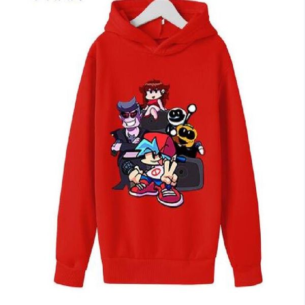 

red friday night funk hoodie popular video game children's hoodie autumn winter boys and girls apparel teenager sweatshirt fo274f, Black