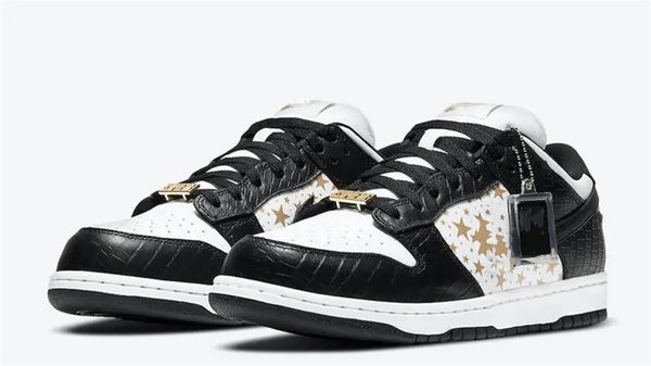 

designer shoes sb low stars black casual sports size eu36-46
