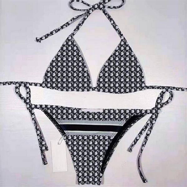 

5 styles summer women bikini set outdoor backless lady swimwear personality bandage low waist bathing suit313s