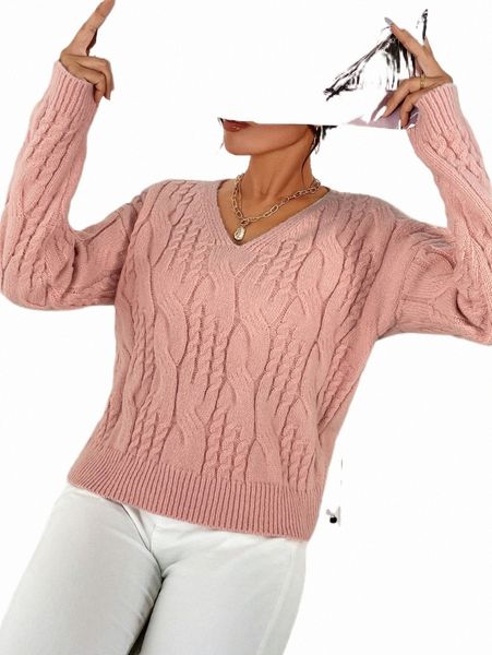 

cable knit drop shoulder sweater p1nm#, White;black