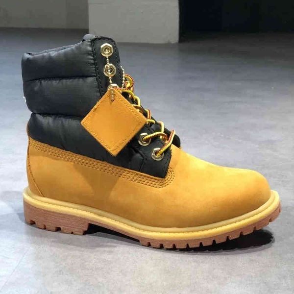 

2022 warm snow boots waterproof down surface high density filled duck down, Black