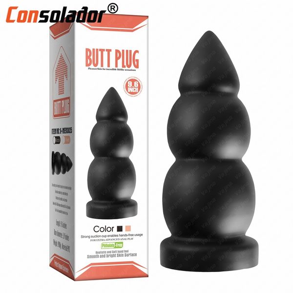 Big Dildo Strong Suction Beads Plug anale Butt Ball Enorme Buttplug Giocattoli sexy per donne Uomini Prodotto per adulti