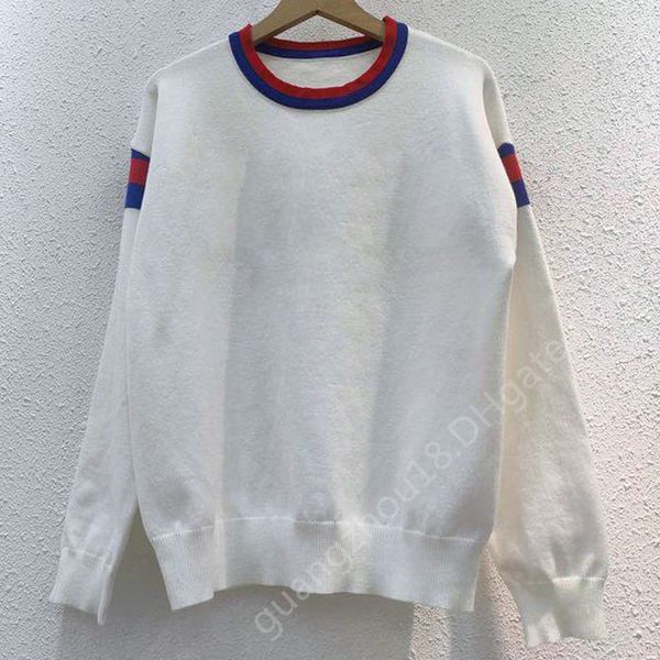 

fashion letter logo women's pullover sweater for women white black s  l