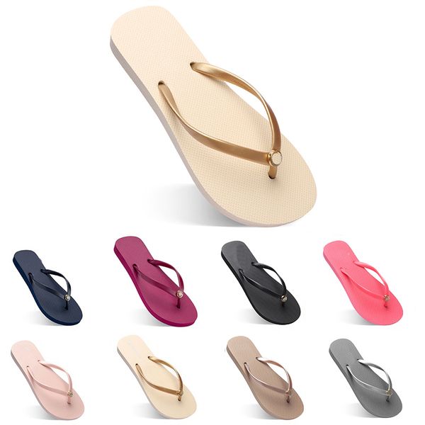 

Women Slippers Fashion Flip Flops Beach Hotel Indoor Slipper Triple Black Pink White Lemon Green Grey Navy Womens Shoes Twenty Nine