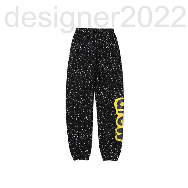 

men's pants designer drew letters all over the sky star high street hip-hop men's and women's sports leisure leggings y66x, Black