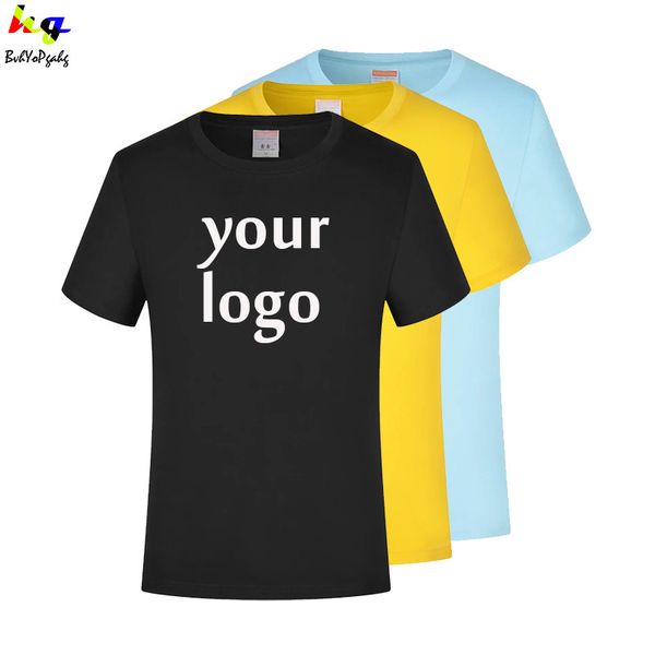 

mens tshirt design custom mens and womens casual short sleeve cotton tshirt personality team advertising 220609, Black