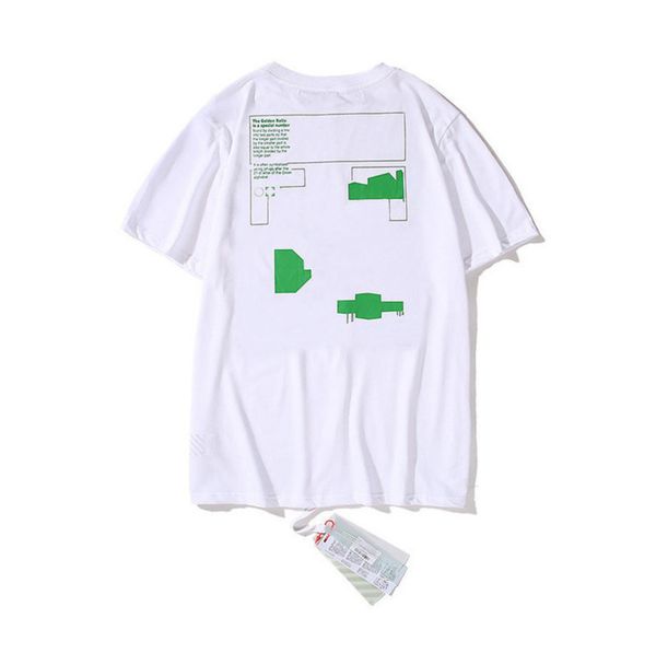

summer loose mens t shirts fashion tees designers offs brands man women casual t-shirt luxury clothing street shorts sleeve letter arrow bl, White;black