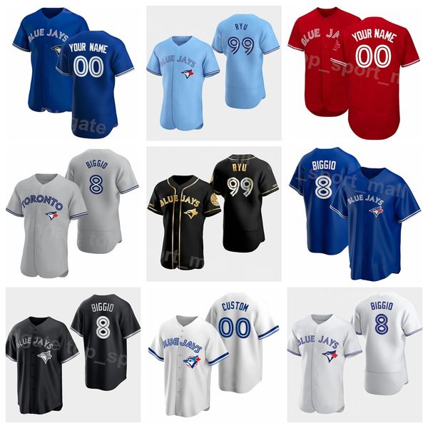 

baseball 99 hyun-jin ryu jersey 21 mallex smith 13 greg bird 7 reese mcguire 72 otto lopez 75 gosuke katoh 8 cavan biggio 95 orelvis martine, Blue;black