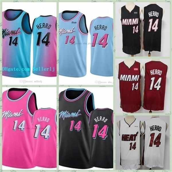 

xfl20 007 men youth 3 wade 14 hero jimmy butler miami t rheat t rblue pick city 2020-21 jersey, Black