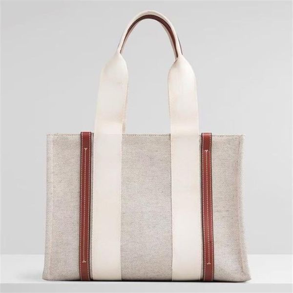

shoulder bag letter print stripe large capacity shopping bags canvas female japanese casual handbag tote2859