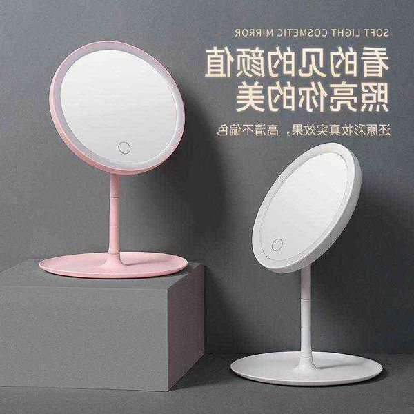 

factory outlet led make-up mirror deskbeauty portable fill charging three color