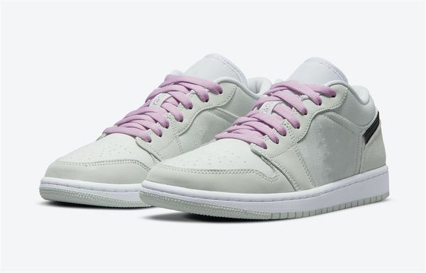 

shoes release 1 low gs light arctic pink jumpman 1s se barely green macaron designer sports sneakers with shoebox size