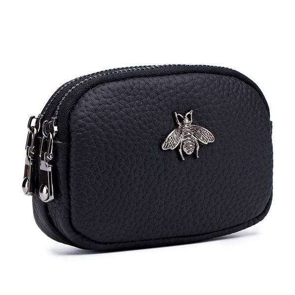 

excellent zippy coin purse designer fashion women short wallet compact card womens coin pouch pocket holder key wallets pochette b266l, Red;black