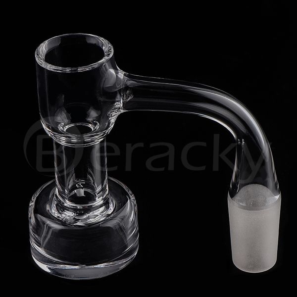 Completamente saldato Fumo Spinner automatico Terp Slurper Quarzo Banger Chiodi Bordo smussato 20mmOD Con 2 pezzi Tourbillon Fori d'aria Chiodi maschili femminili Per acqua Bong Dab Rigs Tubi