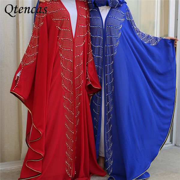 

eid mubarak khimar prayer dress outfit islam abaya dubai hijab dresses abayas for women djellaba femme jilbab de moda musulmana, Red