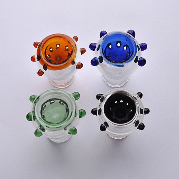 Echtes Bild 14MM 18MM Männlich Weiblich Joint Bowl Bong Dicke Glas Bongs Rauchen Collector Wasser Dab Rig Zubehör