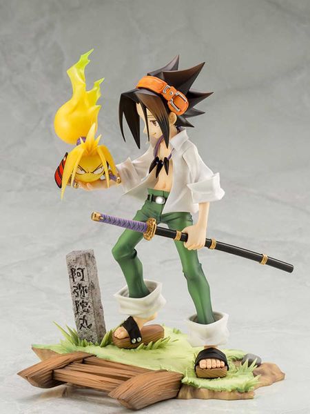 

huiya01 artfx j anime shaman king yoh asakura pvc action figure 2019 new 18cm anime figures model toys collection doll gift q0722