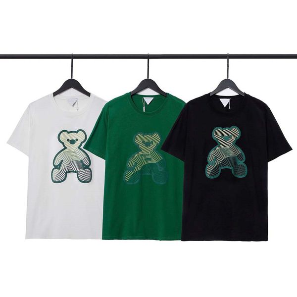 

20ss mens t shirt designer 3d letters printed stylist casual summer breathable clothing men women clothes couples tees wholesale, White;black