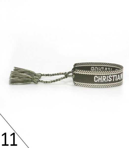 

brand braided luxury bracelet adjustable woven friendship bangle for womens mens designer letter embroidery rope bracelets jewelry gift code, Golden;silver