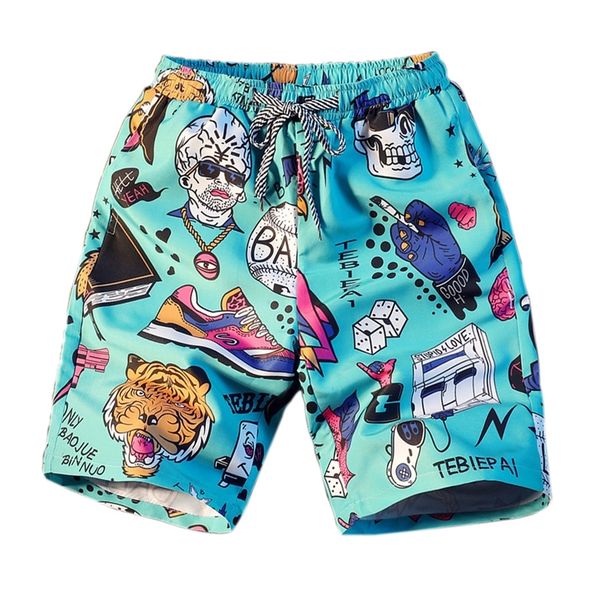 

summer men short 16 style men fashion beachwear camouflage print quick dry shorts drawstring sportwear mens shorts 220620